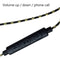 QY7 In-Line Control 3.5mm Headset with Microphone for Motorcycle Helmet Int