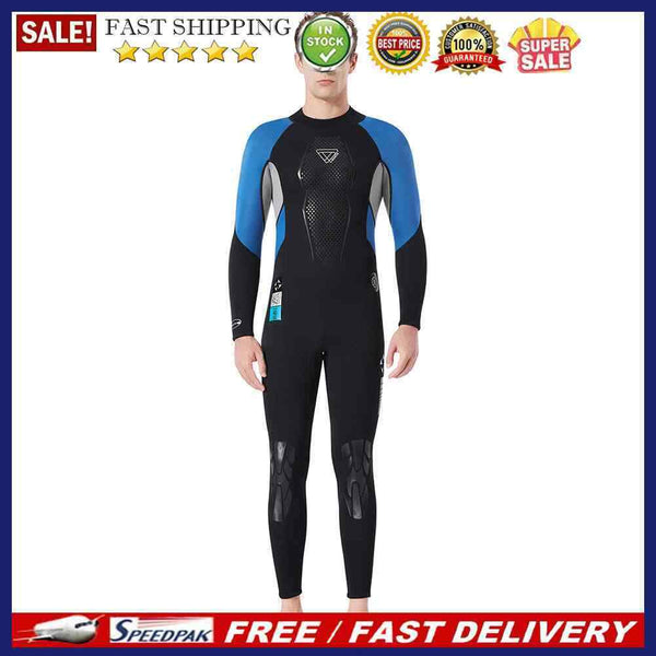Neoprene Wetsuit 3mm Men Diving Cold-proof Swimming Snorkeling Surfing Wet Suit