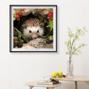 Oil Painting By Numbers Acrylic Handmade Little Hedgehog Digital Picture Deco