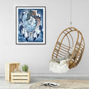 Wolf Full Round Diamond Painting Kit DIY Mosaic Rhinestone Picture Home Decor