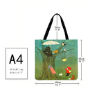 Forest animals Printed Shoulder Shopping Bag Casual Large Tote Handbag