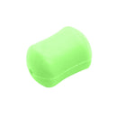Sinking Artificial Soft Bait Dumbbell Fishing Lures w/ Stoppers Kit (Green)