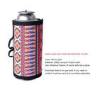 SUNDICK 6.5 X 9.9cm Camouflage Gas Canister Cover Fuel Cylinder Tank Storage Bag