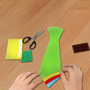 Creative Crafts DIY Ties Kids Handmade Educational Toys Fathers Day Gift