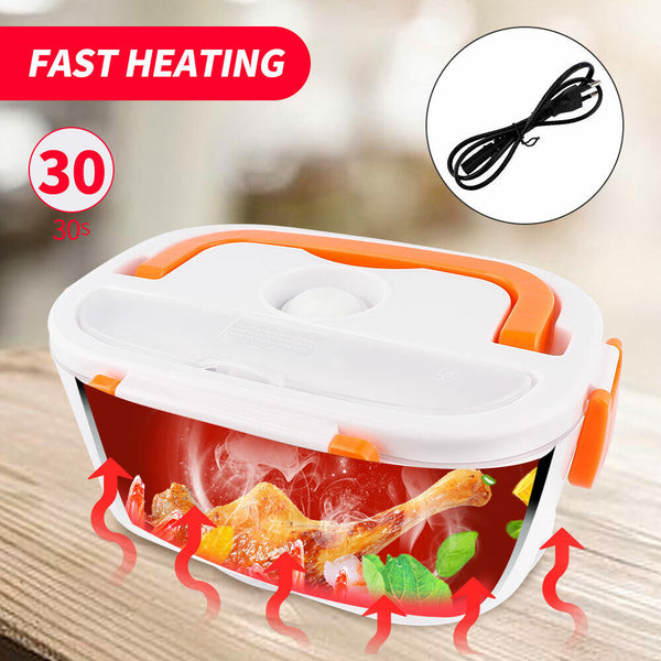 Portable Electric Self Heating Lunch Box Food Heater Warmer Storage Container