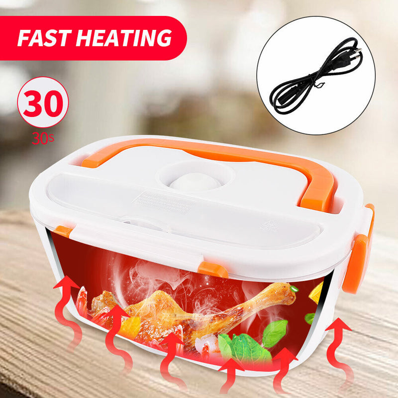 Portable Electric Self Heating Lunch Box Food Heater Warmer Storage Container