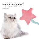 Squeak Chew Bite Dog Soft Plush Five-pointed Star Cat BB Sound Toys Pet Products