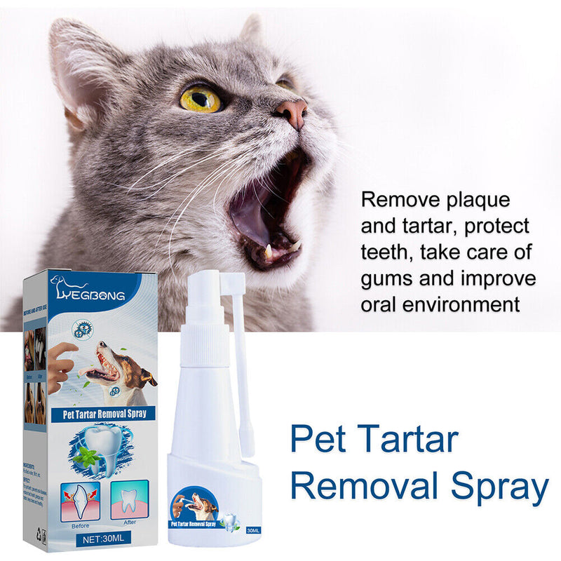 Pet Oral Remover Spray Mint Flavor Dog-Dental Spray Oral Healthy Care Pet