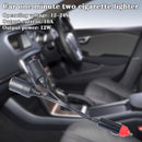 Dual Car Cigarette Lighter Splitter Charger Power Socket Adapter Auto Outlet: