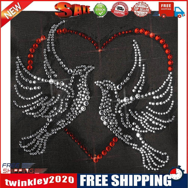 5D DIY Fluorescent Diamond Painting Pigeon Cross Stitch Embroidery Mosaic