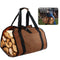 Firewood Log Carrier Bags Heavy Duty Waxed Canvas Logs Tote Bags for Indoor Tool