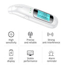 Automatic Alcohol Tester Non-contact LCD Professional Breath Tester (White)