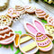 2022 Easter Bunny Garland Home Garden Door Wall Decor Hanging Easter I9X4