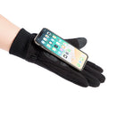 Winter Warm Men Fleece Full Finger Non-Slip Gloves for Outdoor Sport  Motor