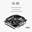 ID-COOLING IS-30 CPU Cooler with Quiet PWM Fan 4 Direct Contact Heatpipes Newly