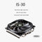 ID-COOLING IS-30 CPU Cooler with Quiet PWM Fan 4 Direct Contact Heatpipes Newly