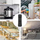 4pcs Kitchen Appliances Cable Holder Clip Management Cord Wrapper (Black) Newly