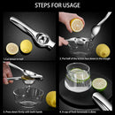 STEEL LEMON LIME SQUEEZER JUICER KITCHEN HOME MANUAL TOOL PRESS HAND P2M1