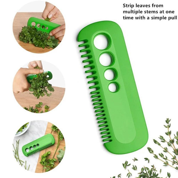 Kitchen Vegetable Leaf Peeler Multi-Function Slicer CA Tool Remover Gadget G6G2