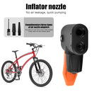 Bicycle Air Pump Nozzle Hose Adapter for Dunlop Schrader Presta Valve Conve