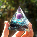 Crystal Energy Generator Pyramid Healing Stone Positive Energy Collect (D) Newly