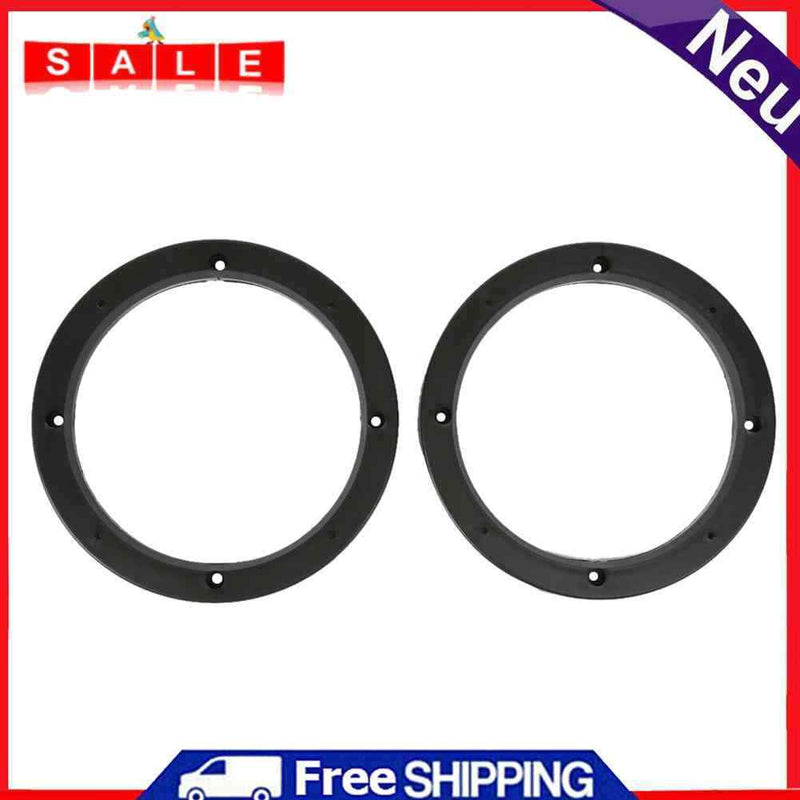 Universal 2pcs 6.5-Inch Beveled Speaker Spacer Adapter Built-in Audio Au