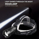 Portable XHP360 LED Headlamp 3000lm Waterproof Flashlight for Camping Fishing
