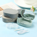 Travel Colorful with Mirror Mini Square Contact Lens Case Contact Lenses Box