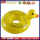 Inflatable Cup Holder Cute Yellow Duck Drink Stand Swimming Pool Float Coas