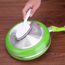 3 in 1 Replaceable Brush Heads ?Emery Sponge Cleaning Brush Kitchen Cleaner