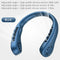 Bladeless Hanging Neck Fan Mini Leafless Fans (Blue Adjustable Silicone)