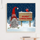 5D Kit Rhinestone Pictures DIY Gnome Full Round Drill Diamond Painting for Ho