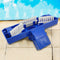 Swimming Pool Jet Vacuum Cleaner with 5 Poles for Above Ground Pool Spas Ho