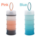 Detachable 4 Layers Milk Powder Box Feeding Dispenser Storage Container Snack