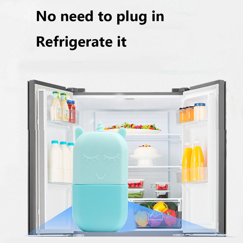 Skin Care Beauty Tool Silicone Ice Cube Massager Face Roller Mold (Blue) Newly