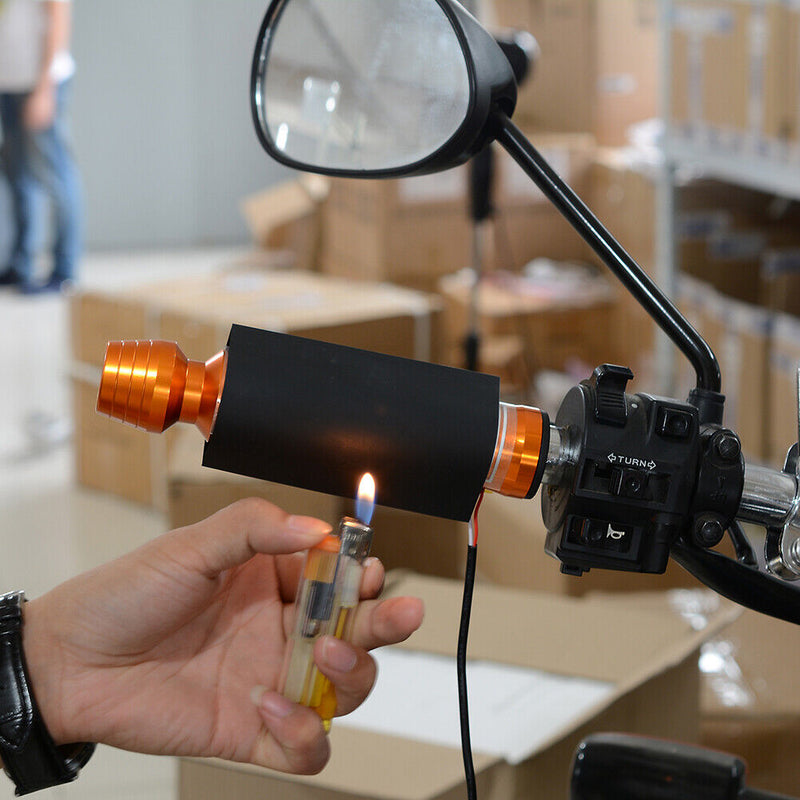 CS-054B1 12V Motorcycle Handlebar Electric Heated Grip Pad Kit Hand Warmer Newly