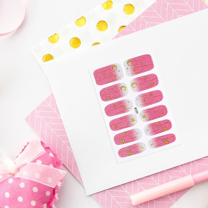 French Full Stickers Frangipani Daisy Nail Polish Stickers DIY Nail Decoratio