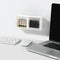 Wall Mounted Storage Box Transparent Adhesive Sundry Organizer Holder Racks