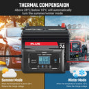 HTRC Automatic 12V/24V 15A Car Battery Charger for RV PB LIFEPO4 AGM (AU)