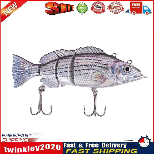 Robotic Fishing Lure Electronic Multi Jointed Auto Swimbaits (Bronzing) Newly