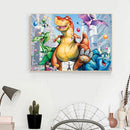 5D DIY Full Drill Diamond Painting Dinosaur Cross Stitch Craft Kits Needlework