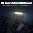 Outdoor Fishing Headlight USB Rechargeable Waterproof Head Flashlight for H