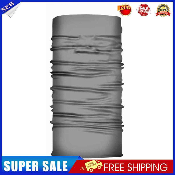 Cycling Camping Tube Scarf Outdoor Gaiter Bandana Headband (Light Grey)