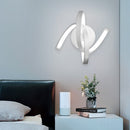 Spiral LED Wall Light Bedside Aisle Bedroom Decorative Lamp (White Light) Newly