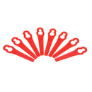 30pcs Grass Trimmer Strimmer Plastic Blade Lawn Mower Garden Cutter (Red)