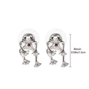 Jewelry Hiphop Gothic Earrings For Women Frog Earring Stud Earrings Necklace