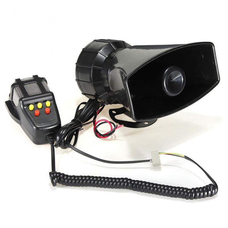 Car Multi-function Speaker Police Siren Motorcycle 12V 100W Multi-Tone Horn