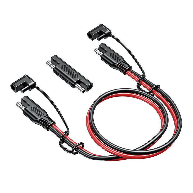 Battery Charging Cable SAE to SAE 12V-36V 16AWG Quick Disconnect Cable (1m)