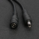DC 5.5x2.1mm Male Female Extension Cable for CCTV Camera LED Strip (1m) Newly