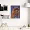 Colored DIY Arts Digital Oil Painting Cute Alpaca No Frame Picture By Numbers